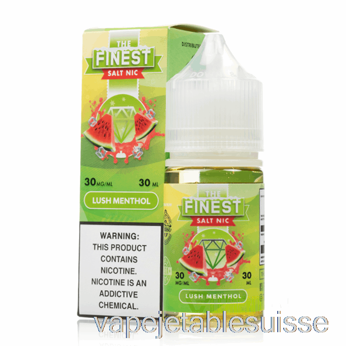 Vape Suisse Menthol Luxuriant - Le Meilleur Sel Nic - 30ml 30mg